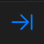 Lock to last candle icon