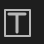 Text tool icon